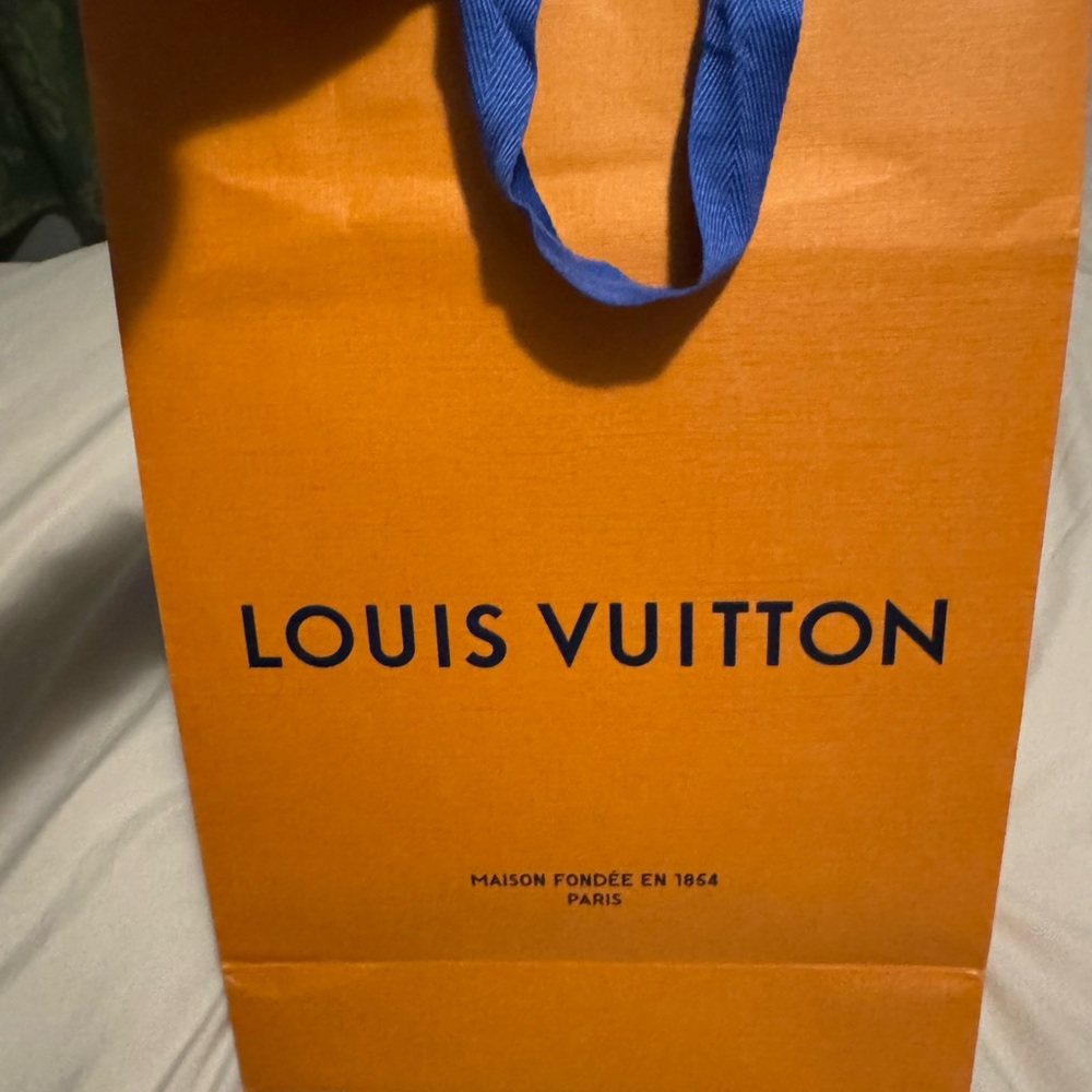 Louis Vuitton Orange Gift Bag